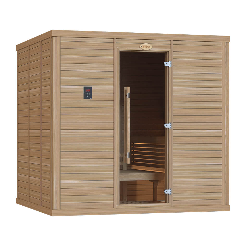 Clear Red Cedar Indoor Sauna Room – 2022 MD For Sale at Orlando Sauna Dealer