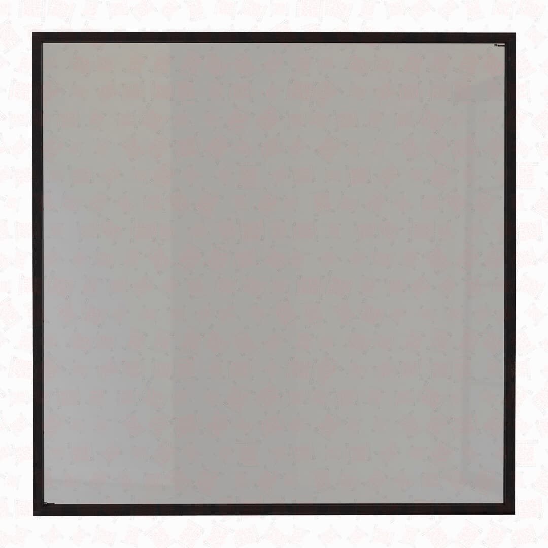 ETNA Thermo Black Aspen Framed Sauna Window, Grey Glass, 7×7 (2134×2134 mm) For Sale at Orlando Sauna Dealer