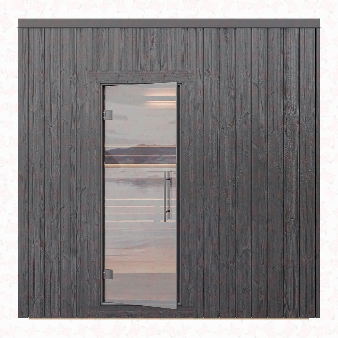 Ember M Deluxe Outdoor Cedar Sauna For Sale at Orlando Sauna Dealer - Image 5