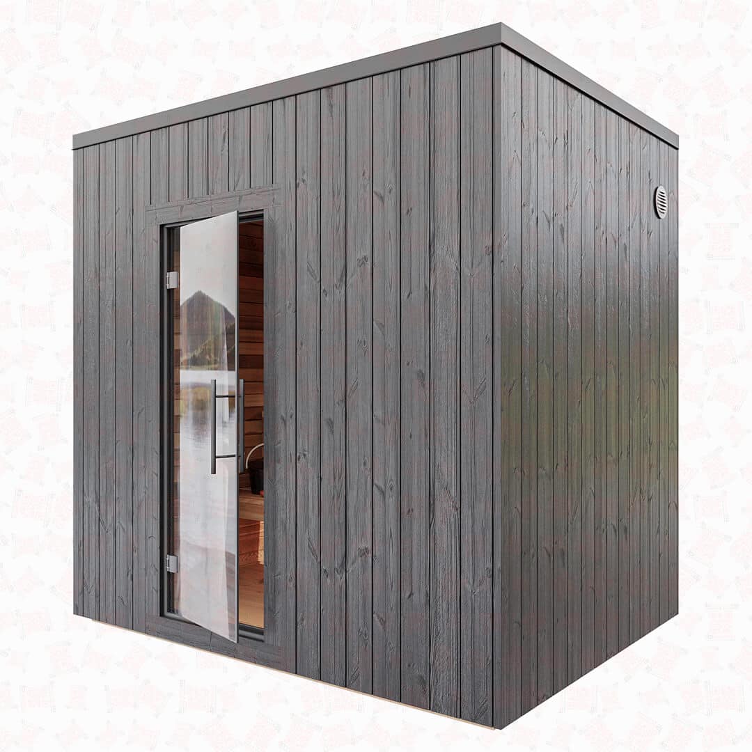 Ember M Deluxe Outdoor Cedar Sauna For Sale at Orlando Sauna Dealer - Image 4