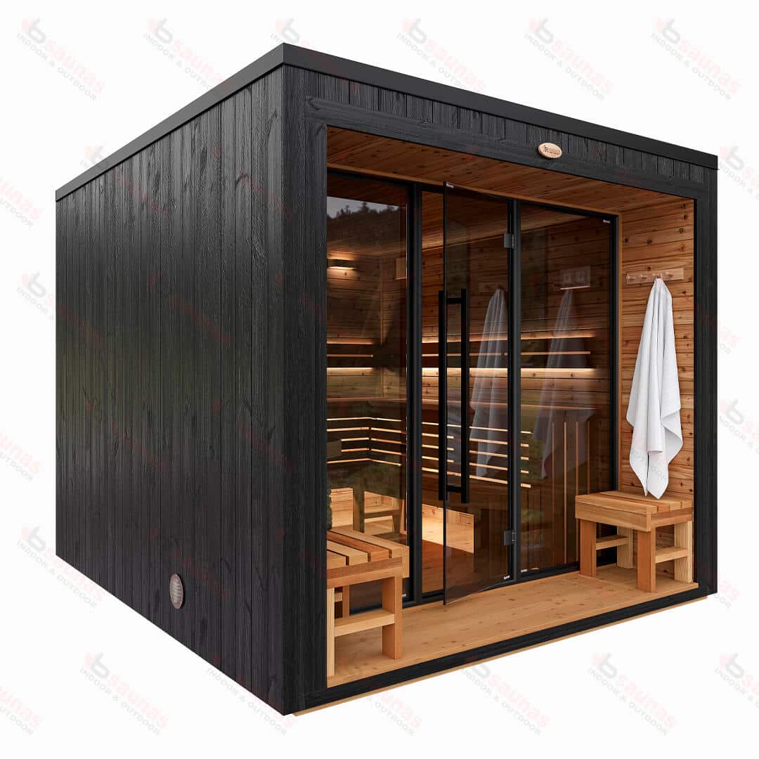 Kubik L Deluxe Outdoor Cedar Sauna For Sale at Orlando Sauna Dealer - Image 6