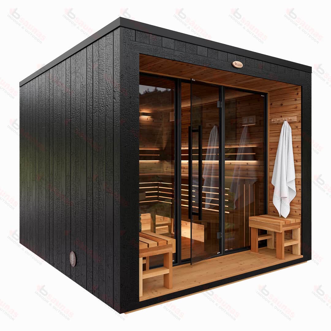 Kubik L Deluxe Outdoor Cedar Sauna For Sale at Orlando Sauna Dealer - Image 3