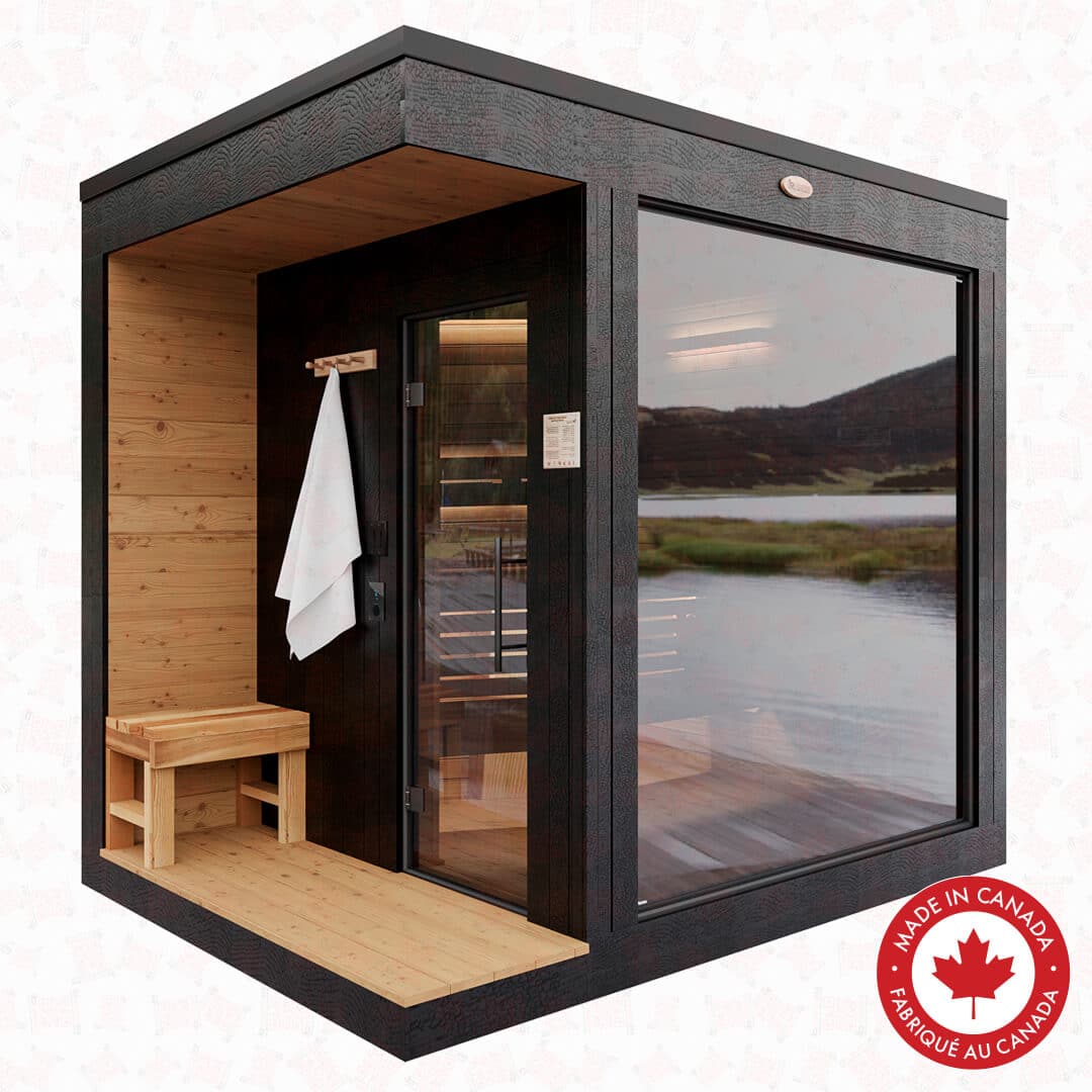 Heat S Deluxe Outdoor Cedar Sauna For Sale at Orlando Sauna Dealer