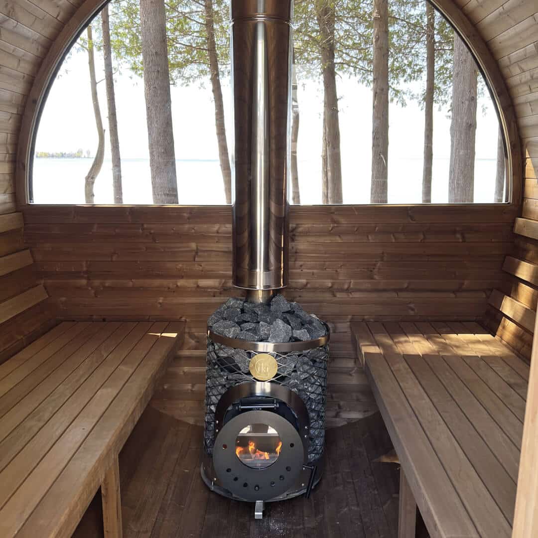 Mini-IKI Plus Wood-Burning Sauna Stove For Sale at Orlando Sauna Dealer - Image 9