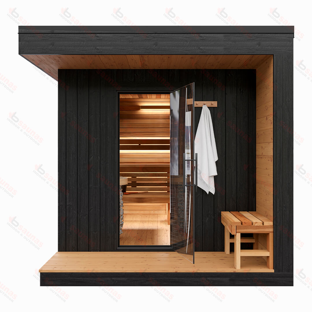Nova M Deluxe Outdoor Cedar Sauna For Sale at Orlando Sauna Dealer - Image 18