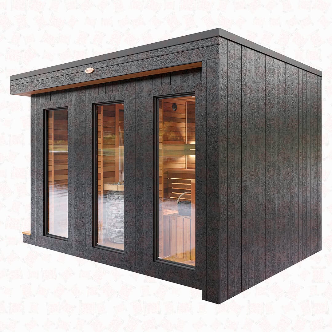 Nova Deluxe Outdoor Cedar Sauna For Sale at Orlando Sauna Dealer - Image 3