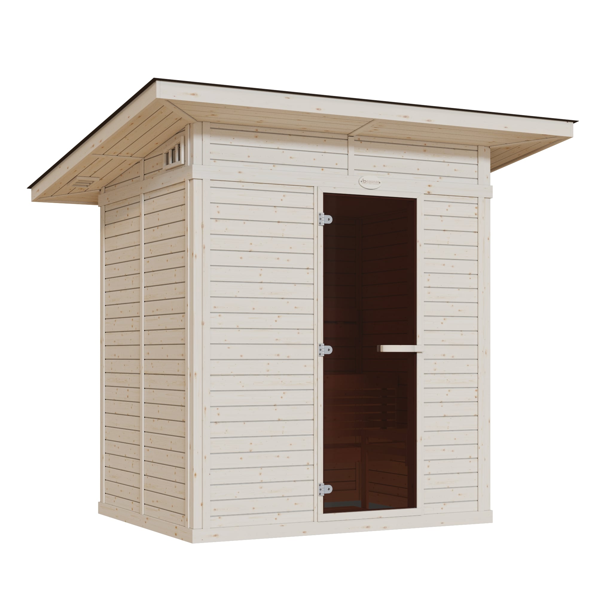 1620 RL/LL Spruce/Cedar Outdoor Prefab Sauna For Sale at Orlando Sauna Dealer