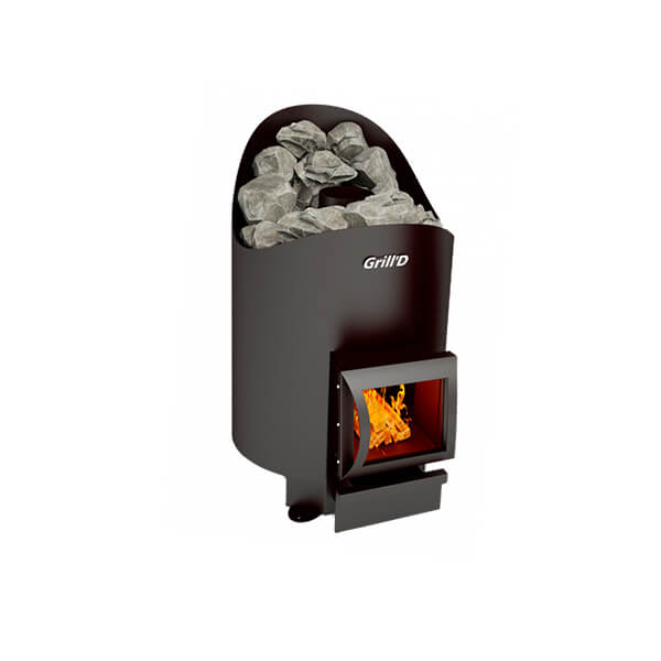 Grill’D Aurora 160 Short Wood-Burning Sauna Heater / Stove <br>Interior Wood Loading For Sale at Orlando Sauna Dealer