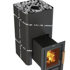 Grill`D Zorro Long Wood-Burning Sauna Heater / Stove <br>Exterior Wood Loading For Sale at Orlando Sauna Dealer