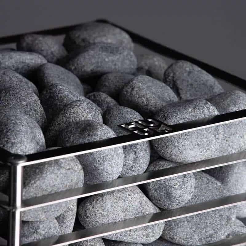Rounded Olivine Diabase Sauna Stones 3-5 cm 15kg For Sale at Orlando Sauna Dealer - Image 4