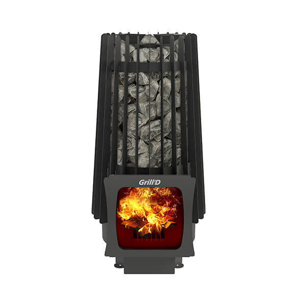 Grill’D Cometa 180 Vega Short Max Wood-Burning Sauna Heater / Stove <br>Interior Wood Loading For Sale at Orlando Sauna Dealer