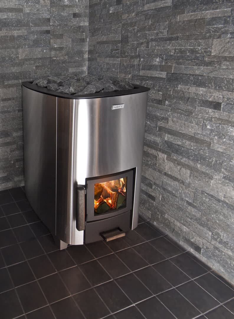 Narvi NC 20 Stainless Wood-Burning Sauna Stove For Sale at Orlando Sauna Dealer - Image 8