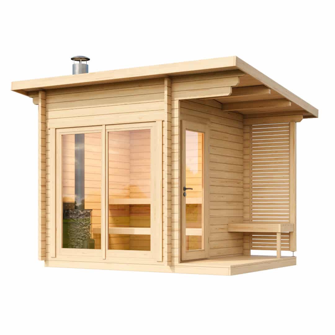 Halden S Square Log Sauna For Sale at Orlando Sauna Dealer