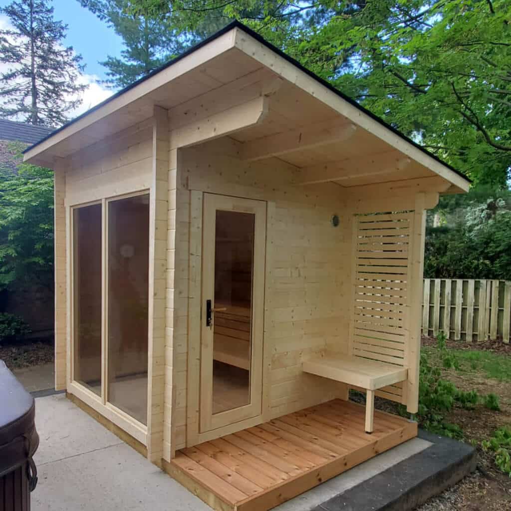 Halden S Square Log Sauna For Sale at Orlando Sauna Dealer - Image 6