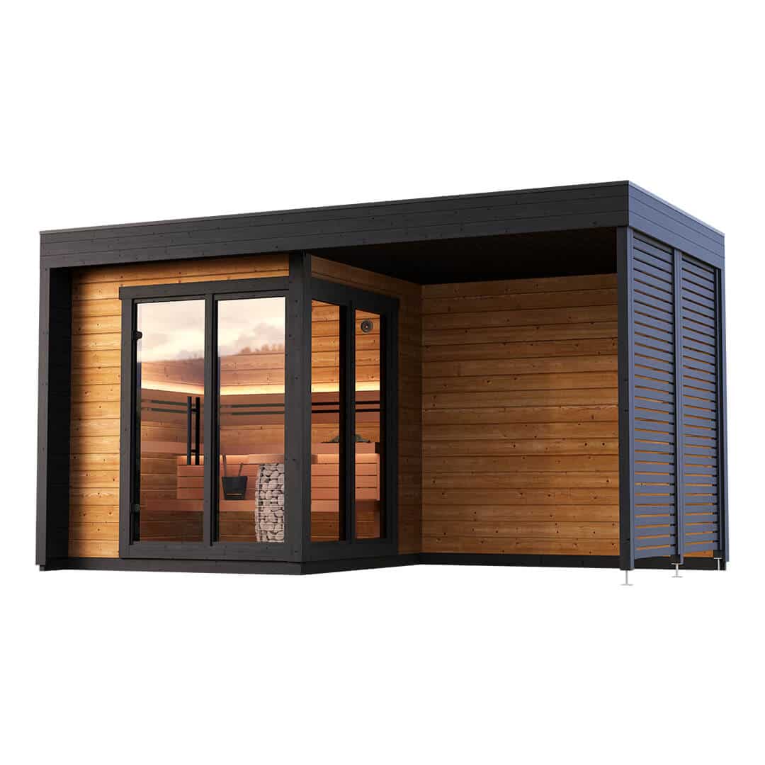 Leil Patio S Plus Outdoor Sauna (4 Person) For Sale at Orlando Sauna Dealer